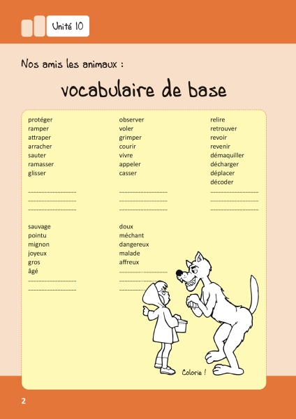Vocabulaire Français - Tome 2 Cycle 3.2